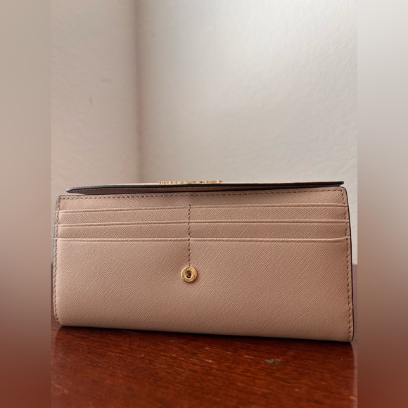 MICHAEL Michael Kors Bisque Saffiano Leather Tri-Fold Wallet - Picture 5 of 6